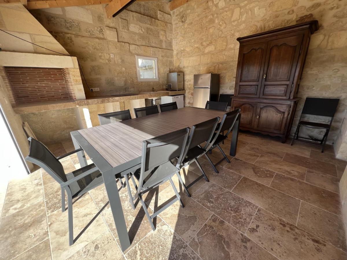 Gite Avec Piscine, Chateau De Lescours, St-Emilion Saint-Sulpice-de-Faleyrens Exteriör bild