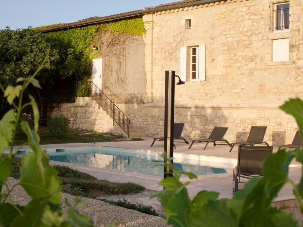 Gite Avec Piscine, Chateau De Lescours, St-Emilion Saint-Sulpice-de-Faleyrens Exteriör bild